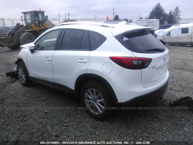 JM3KE4CY6G0910014 - 2016 MAZDA CX-5 TOURING Blanc photo 3
