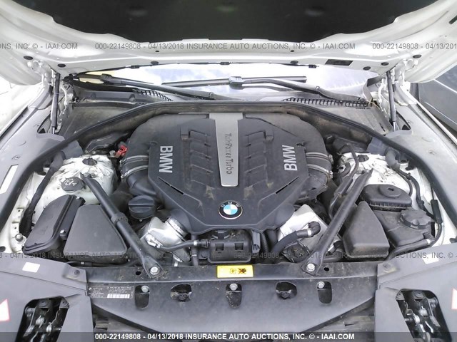 WBAKX6C52CC197168 - 2012 BMW 750 I WHITE photo 10
