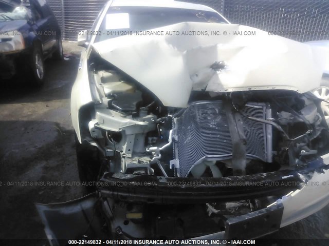 1G4HE5EM5AU118161 - 2010 BUICK LUCERNE CXL CREAM photo 6