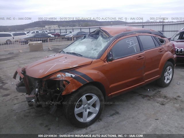 1B3CB5HA3BD256955 - 2011 DODGE CALIBER HEAT ORANGE photo 2