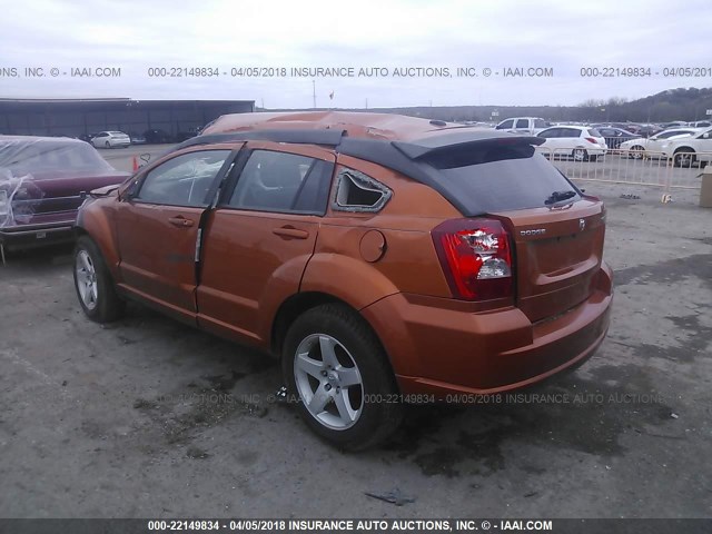 1B3CB5HA3BD256955 - 2011 DODGE CALIBER HEAT ORANGE photo 3