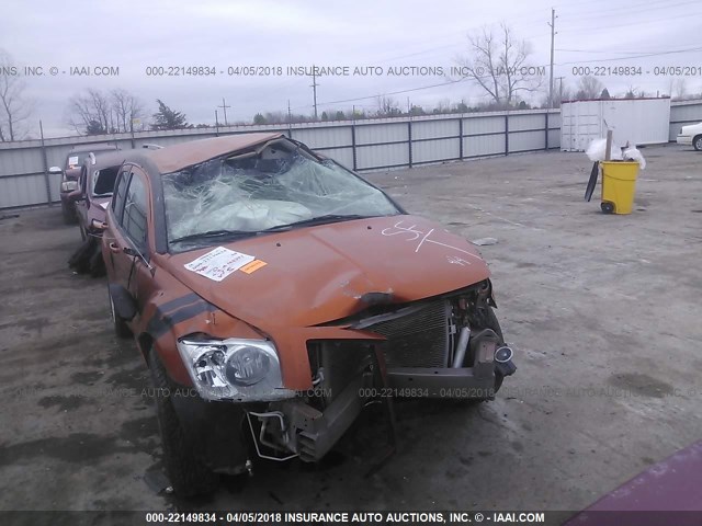 1B3CB5HA3BD256955 - 2011 DODGE CALIBER HEAT ORANGE photo 6