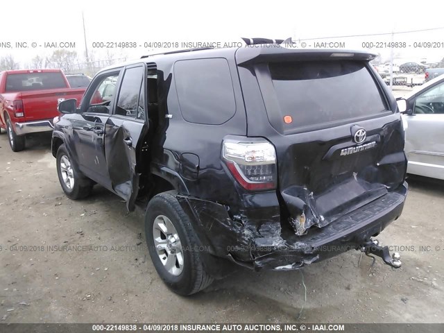 JTEBU5JR2F5234316 - 2015 TOYOTA 4RUNNER SR5/LIMITED/TRAIL/TRD PRO BLACK photo 3