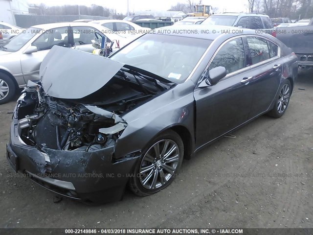 19UUA86589A017167 - 2009 ACURA TL GRAY photo 2