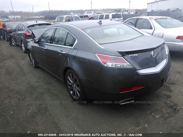 19UUA86589A017167 - 2009 ACURA TL GRAY photo 3