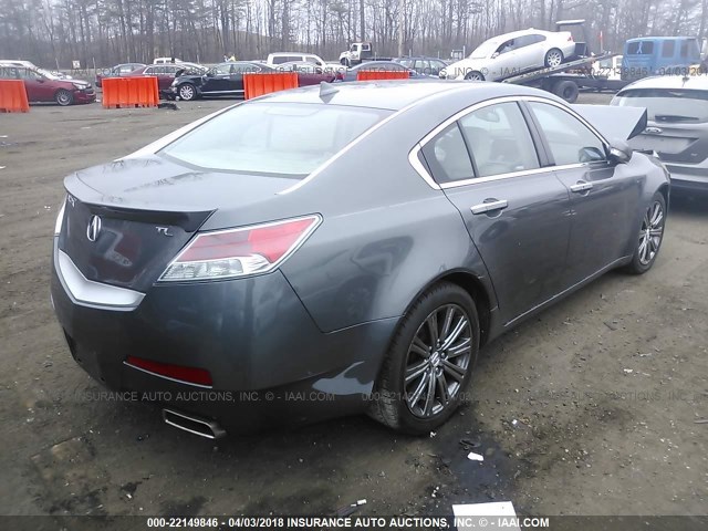 19UUA86589A017167 - 2009 ACURA TL GRAY photo 4