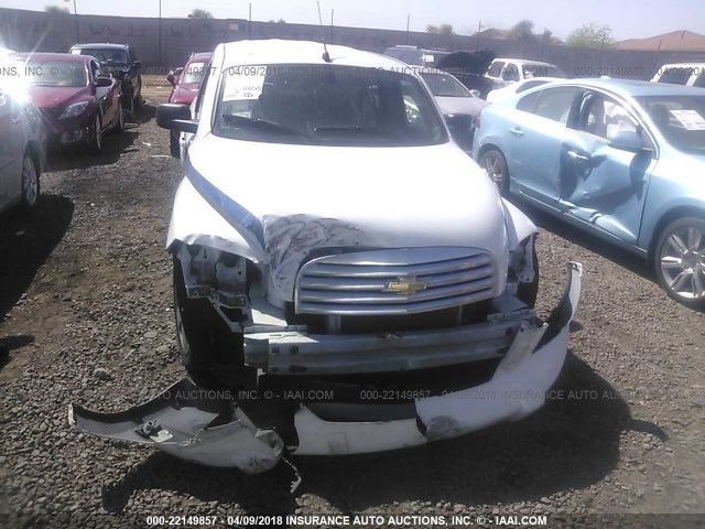 3GNBAADB2AS598083 - 2010 CHEVROLET HHR LS WHITE photo 6
