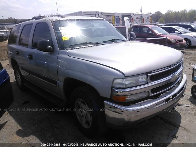 1GNEK13Z35J256822 - 2005 CHEVROLET TAHOE K1500 SILVER photo 1