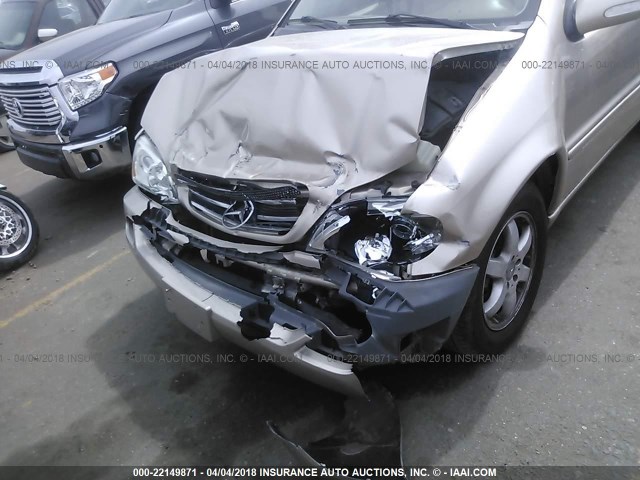 4JGAB75E84A467500 - 2004 MERCEDES-BENZ ML 500 GOLD photo 6