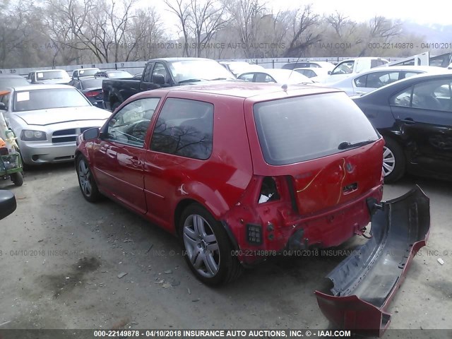 9BWDE61J644005026 - 2004 VOLKSWAGEN GTI RED photo 3