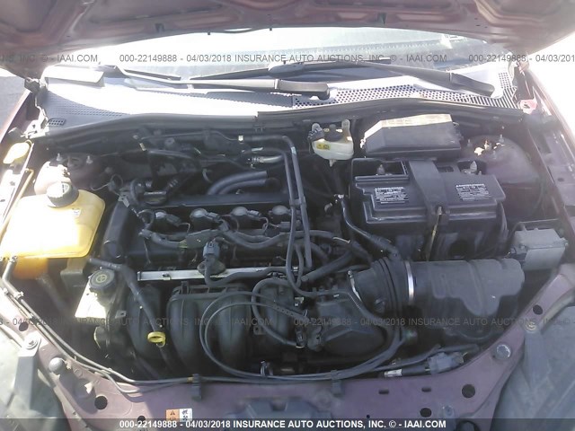 1FAHP34N27W157600 - 2007 FORD FOCUS ZX4/S/SE/SES 栗色 照片 10