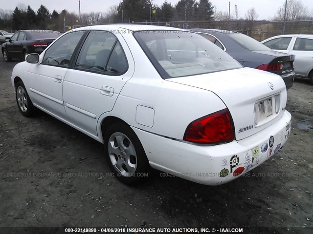 3N1CB51DX4L912703 - 2004 NISSAN SENTRA 1.8/1.8S WHITE photo 3