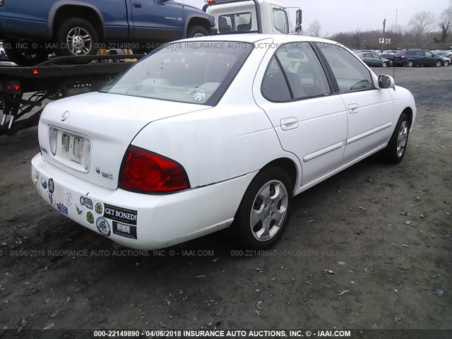 3N1CB51DX4L912703 - 2004 NISSAN SENTRA 1.8/1.8S WHITE photo 4