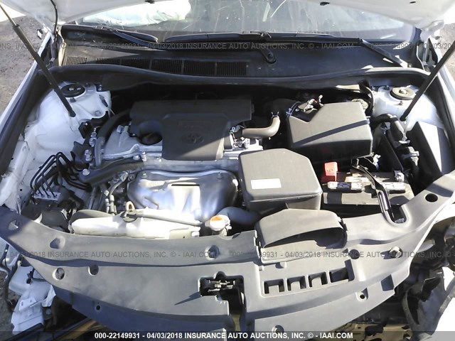 4T4BF1FK9GR542160 - 2016 TOYOTA CAMRY LE/XLE/SE/XSE WHITE photo 10