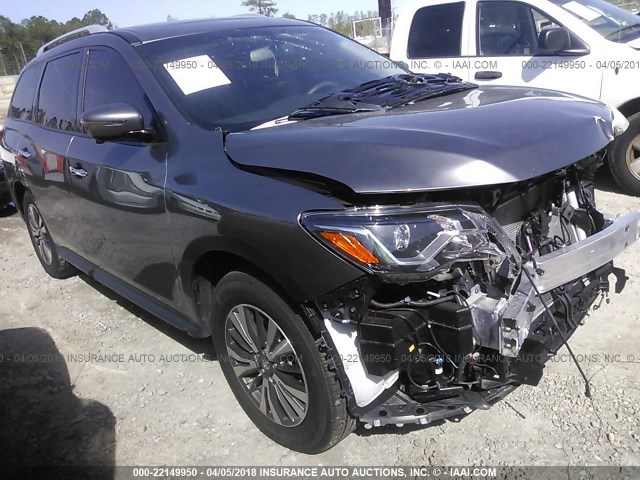 5N1DR2MN0HC904087 - 2017 NISSAN PATHFINDER S/SV/SL/PLATINUM GRAY photo 1