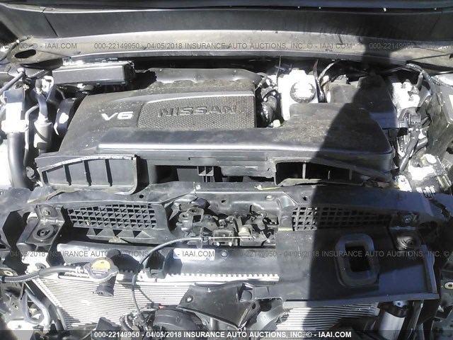 5N1DR2MN0HC904087 - 2017 NISSAN PATHFINDER S/SV/SL/PLATINUM 灰色 照片 10