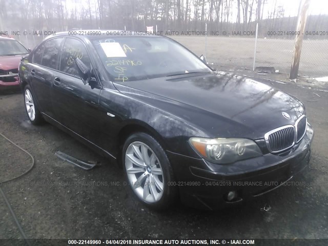 WBAHL83587DT08310 - 2007 BMW 750 I BLACK photo 1