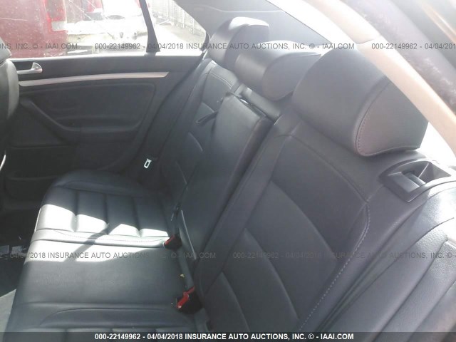 3VWRA71K69M036943 - 2009 VOLKSWAGEN JETTA WOLFSBURG 黑色 照片 8
