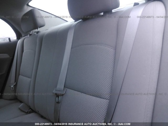 1G1ZB5EB3AF107690 - 2010 CHEVROLET MALIBU LS მუქი ლურჯი ფოტო 8