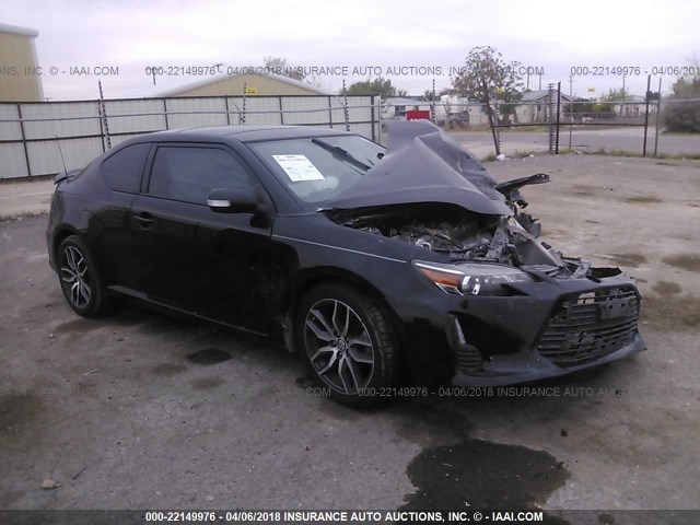 JTKJF5C78E3076931 - 2014 TOYOTA SCION TC 黑色 照片 1