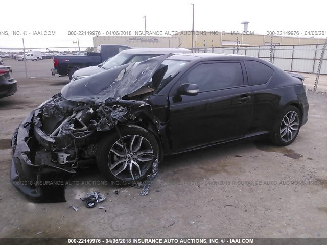 JTKJF5C78E3076931 - 2014 TOYOTA SCION TC 黑色 照片 2