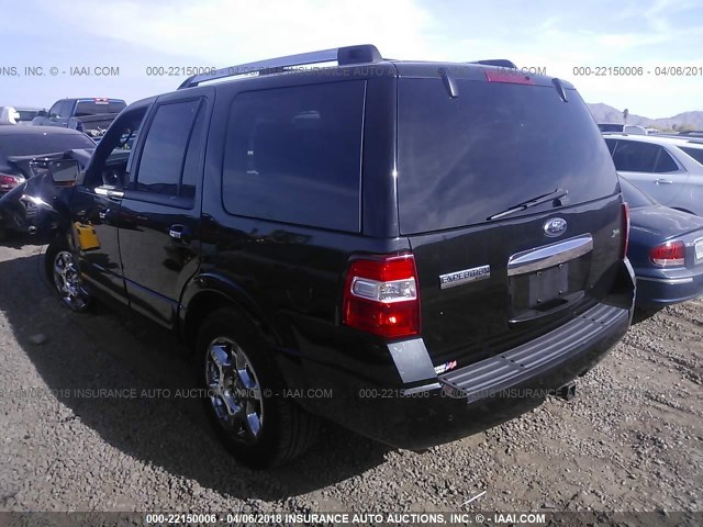 1FMJU2A50DEF41505 - 2013 FORD EXPEDITION LIMITED BLACK photo 3