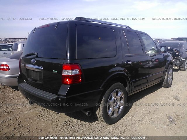 1FMJU2A50DEF41505 - 2013 FORD EXPEDITION LIMITED BLACK photo 4