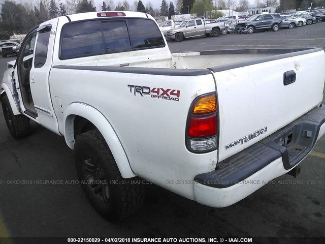 5TBBT48163S433871 - 2003 TOYOTA TUNDRA ACCESS CAB LIMITED WHITE photo 3