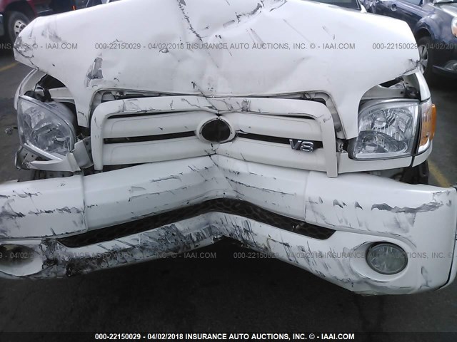 5TBBT48163S433871 - 2003 TOYOTA TUNDRA ACCESS CAB LIMITED WHITE photo 6
