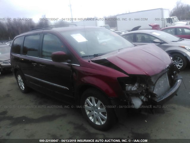 2C4RC1BG4DR566088 - 2013 CHRYSLER TOWN & COUNTRY TOURING MAROON photo 1