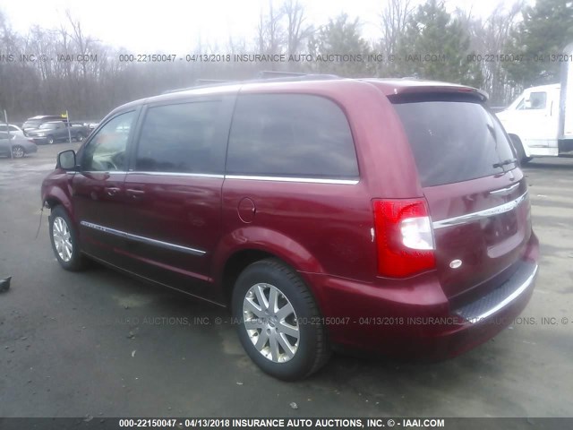 2C4RC1BG4DR566088 - 2013 CHRYSLER TOWN & COUNTRY TOURING MAROON photo 3