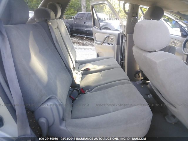 5TDZT34A04S226612 - 2004 TOYOTA SEQUOIA SR5 SILVER photo 8