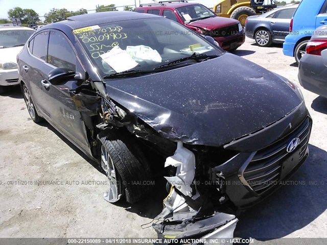 5NPD84LF7HH029169 - 2017 HYUNDAI ELANTRA SE/VALUE/LIMITED BLACK photo 1