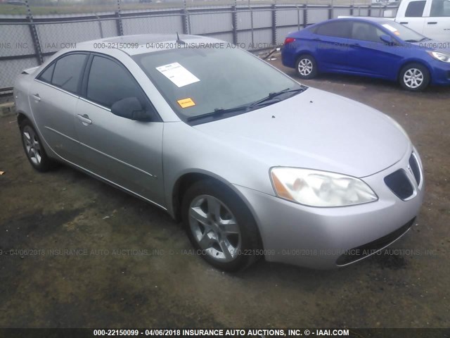 1G2ZG57B584186764 - 2008 PONTIAC G6 SE SILVER photo 1