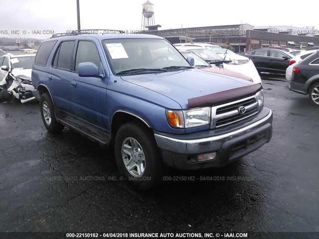 JT3HN86R1Y0272520 - 2000 TOYOTA 4RUNNER SR5 BLUE photo 1