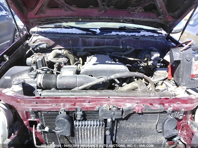 5TBBT44173S375940 - 2003 TOYOTA TUNDRA ACCESS CAB SR5 MAROON photo 10