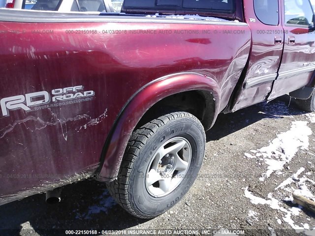 5TBBT44173S375940 - 2003 TOYOTA TUNDRA ACCESS CAB SR5 MAROON photo 6