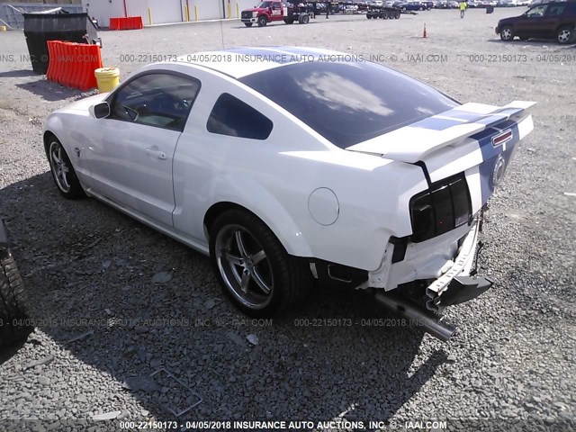1ZVHT82H595109272 - 2009 FORD MUSTANG GT WHITE photo 3