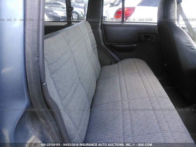 1J4FT68SXXL609447 - 1999 JEEP CHEROKEE SPORT/CLASSIC ლურჯი ფოტო 8