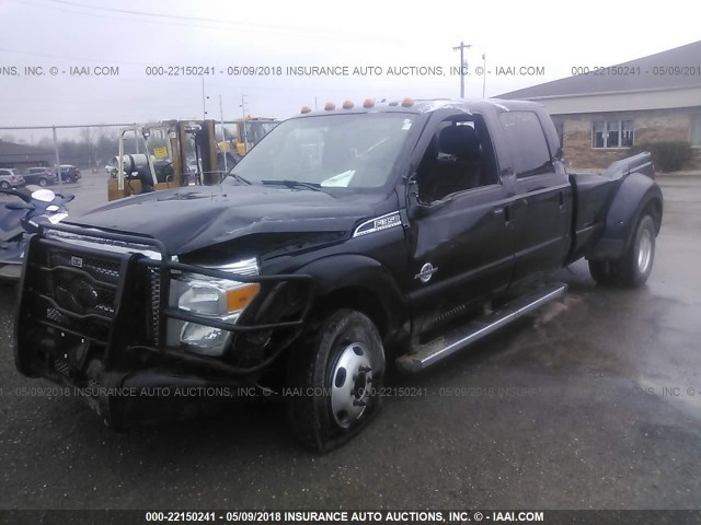 1FT8W3DT6GEA37669 - 2016 FORD F350 SUPER DUTY BLACK photo 2