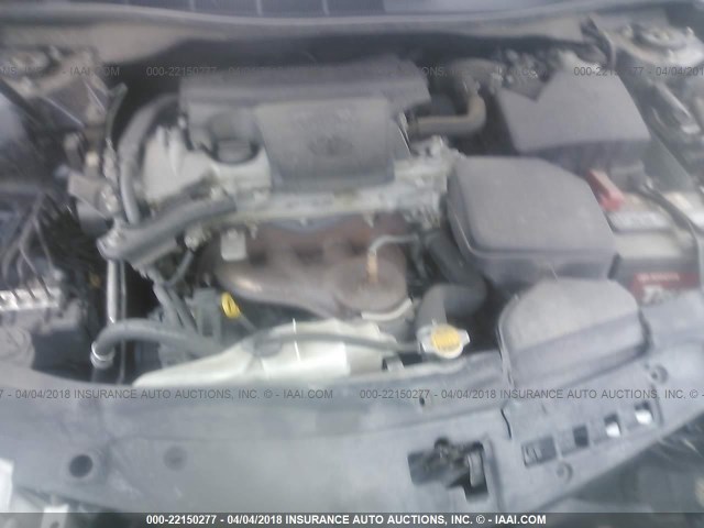 4T1BF1FK0CU075604 - 2012 TOYOTA CAMRY SE/LE/XLE BLACK photo 10