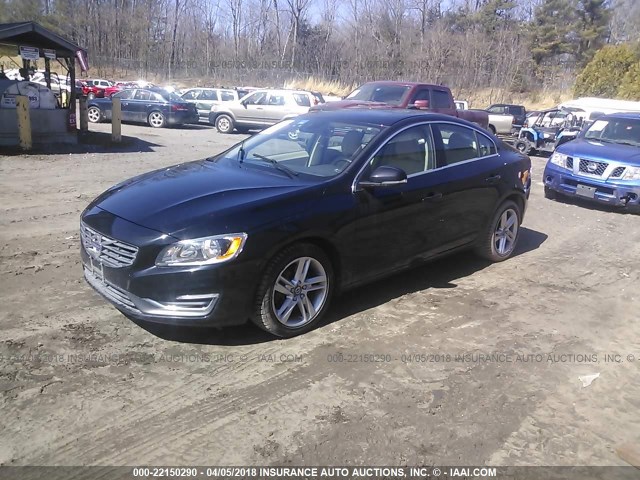 YV1612TK8F2363315 - 2015 VOLVO S60 PREMIER BLACK photo 2