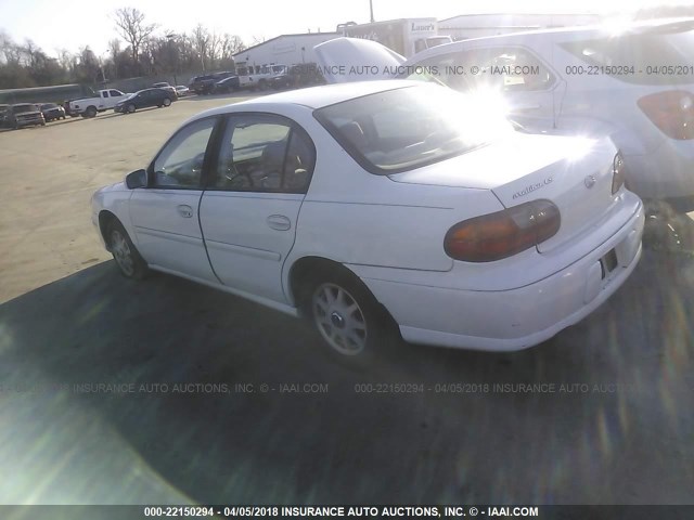 1G1NE52J5X6208398 - 1999 CHEVROLET MALIBU LS WHITE photo 3