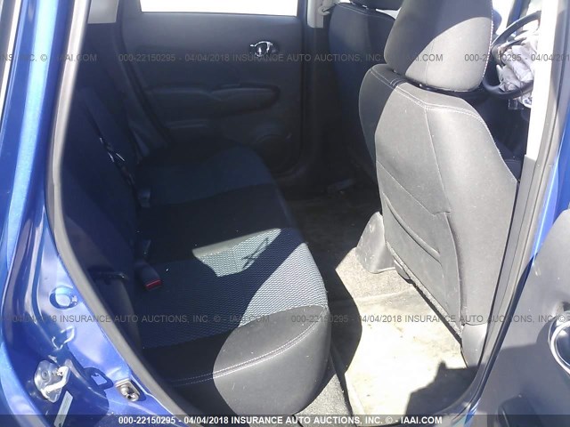 3N1CE2CP4GL353702 - 2016 NISSAN VERSA NOTE S/S PLUS/SV/SL/SR BLUE photo 8