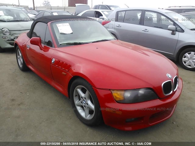 4USCJ3327VLC00708 - 1997 BMW Z3 2.8 RED photo 1