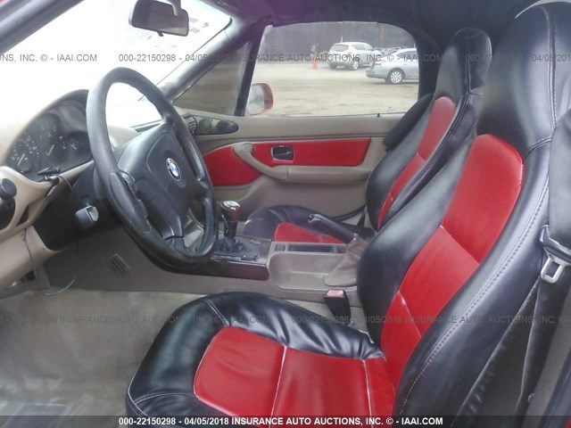 4USCJ3327VLC00708 - 1997 BMW Z3 2.8 RED photo 8