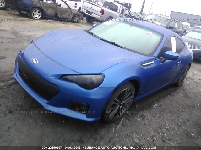 JF1ZCAC12E8602924 - 2014 SUBARU BRZ 2.0 LIMITED BLUE photo 2