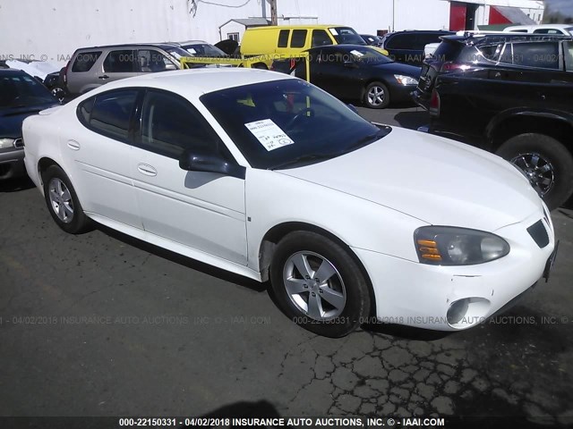 2G2WP552481119509 - 2008 PONTIAC GRAND PRIX WHITE photo 1