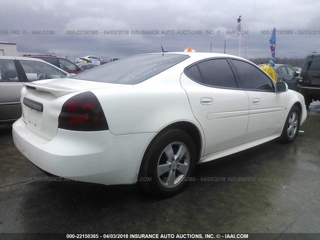2G2WP552671177300 - 2007 PONTIAC GRAND PRIX თეთრი ფოტო 4