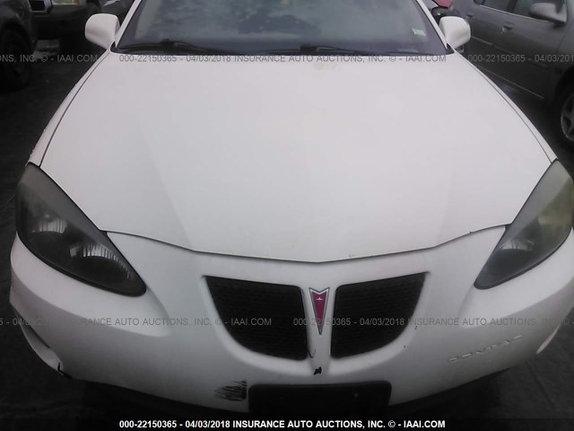 2G2WP552671177300 - 2007 PONTIAC GRAND PRIX თეთრი ფოტო 6